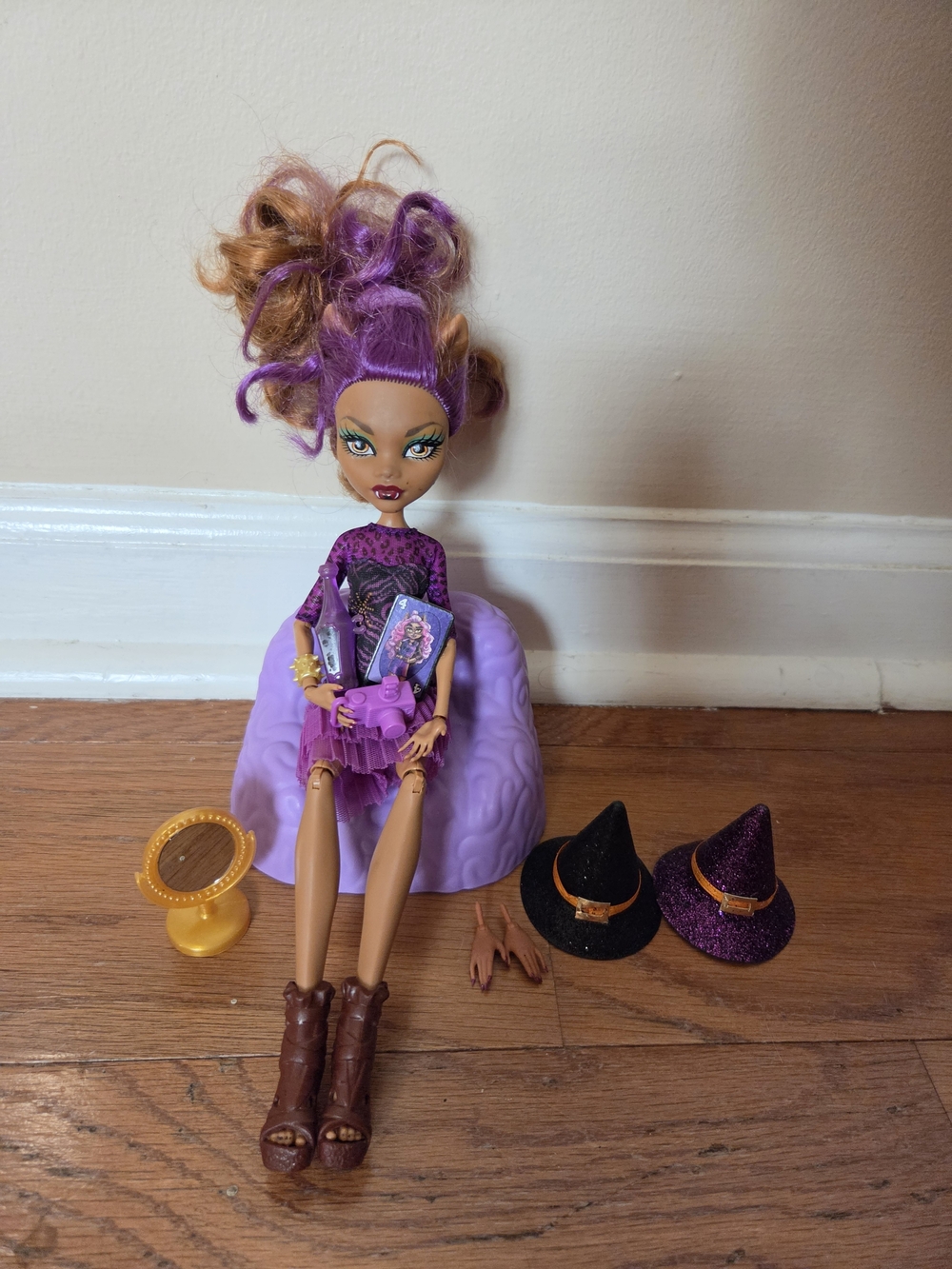 Monster High Frights Camera Action Doll With Accessories
